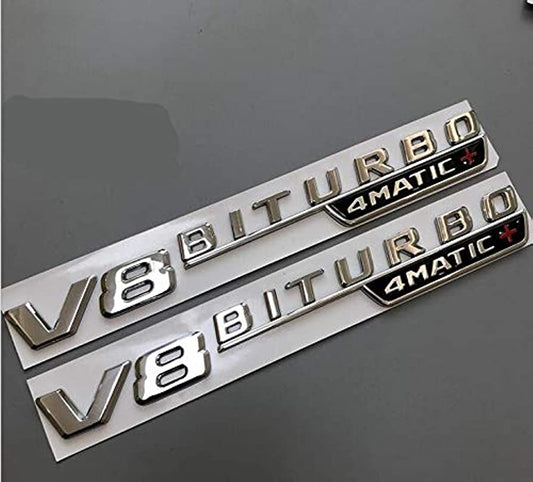 V8 BITURBO 4MATIC Badges
