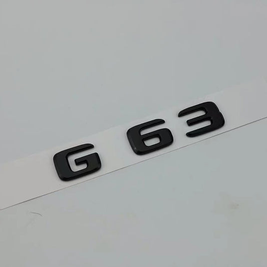 Gloss Black G63 Badge